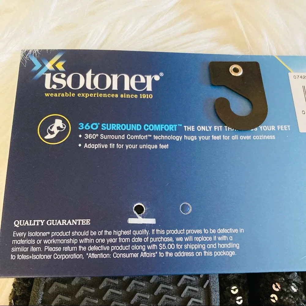 🆕 Isotoner Black Ballerina Slippers